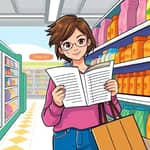 Use lists to curb impulse purchases