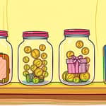 Set up savings buckets for short-term goals