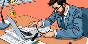 Check bank statements regularly for errors
