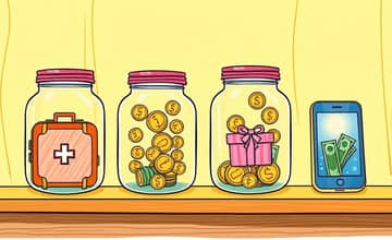Set up savings buckets for short-term goals