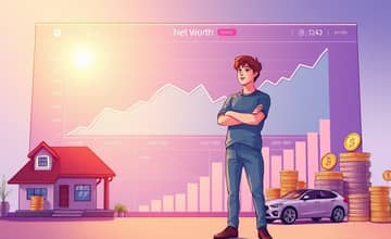 Track net worth to monitor long-term progress