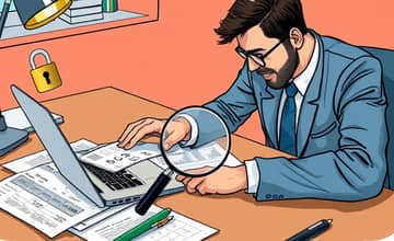 Check bank statements regularly for errors