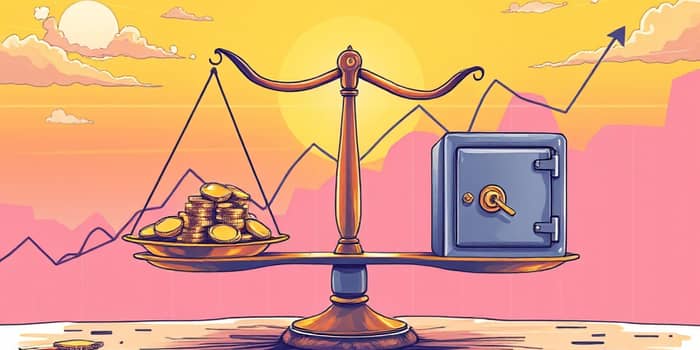 Balance high-yield and stable investments for consistent growth