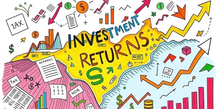 Map real return after taxes and inflation
