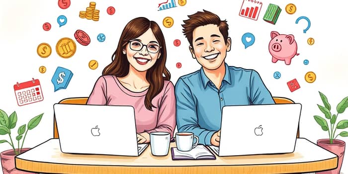 Schedule a monthly finance check-in with your partner