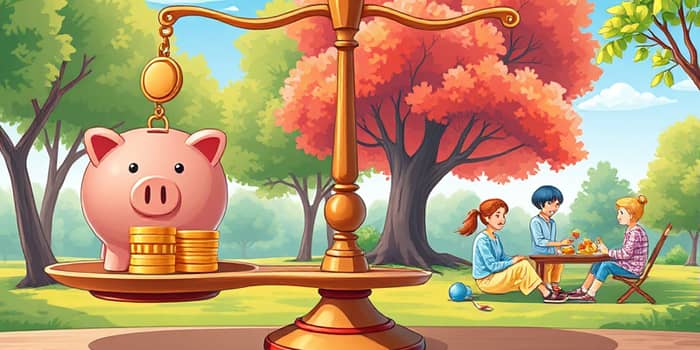 Balance saving and living well by setting clear priorities